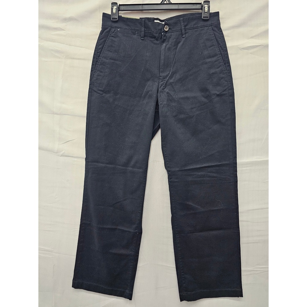 Goodfellow & Co Mens Relaxed Chino Pants Black Cotton Blend Casual Size 30x30